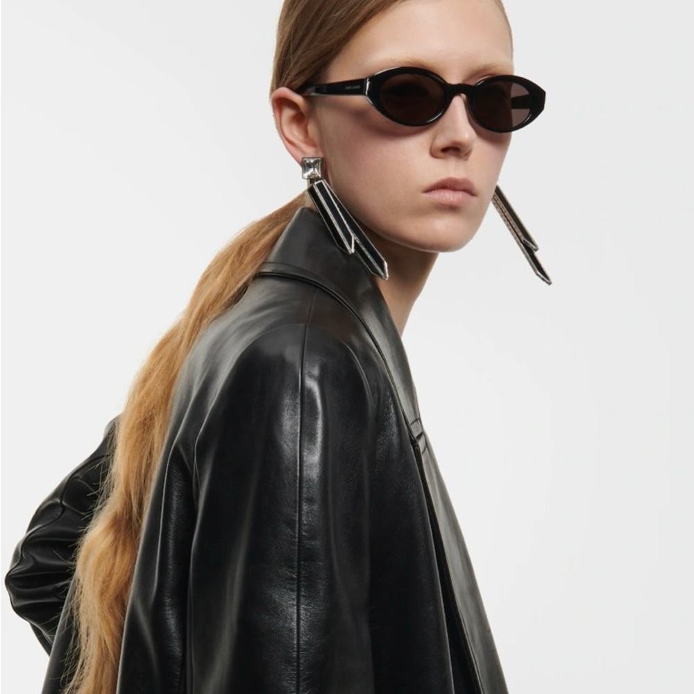 SAINT LAURENT Oval acetate sunglasses excellent like new condition - Picture 3 of 10